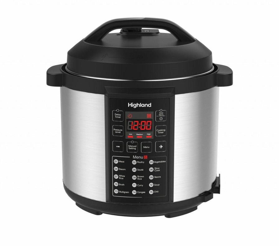 Cookers & Steamers * | Highland Cookers & Steamers Highland 6 Qt Pressure Cooker