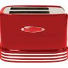 Toasters & Toaster Ovens * | Nostalgia Toasters & Toaster Ovens 2-Slice Red 900-Watt Toaster