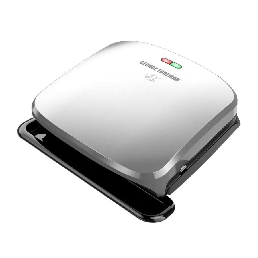 Indoor Grills, Skillets & Waffle Makers * | George Foreman Indoor Grills, Skillets & Waffle Makers 9.2-In L X 6.69-In W Non-Stick Residential