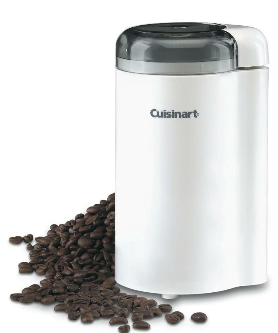 Espresso, Tea & Coffee Machines * | Cuisinart Espresso, Tea & Coffee Machines 2.5-Oz White Stainless Blade Coffee And Spices