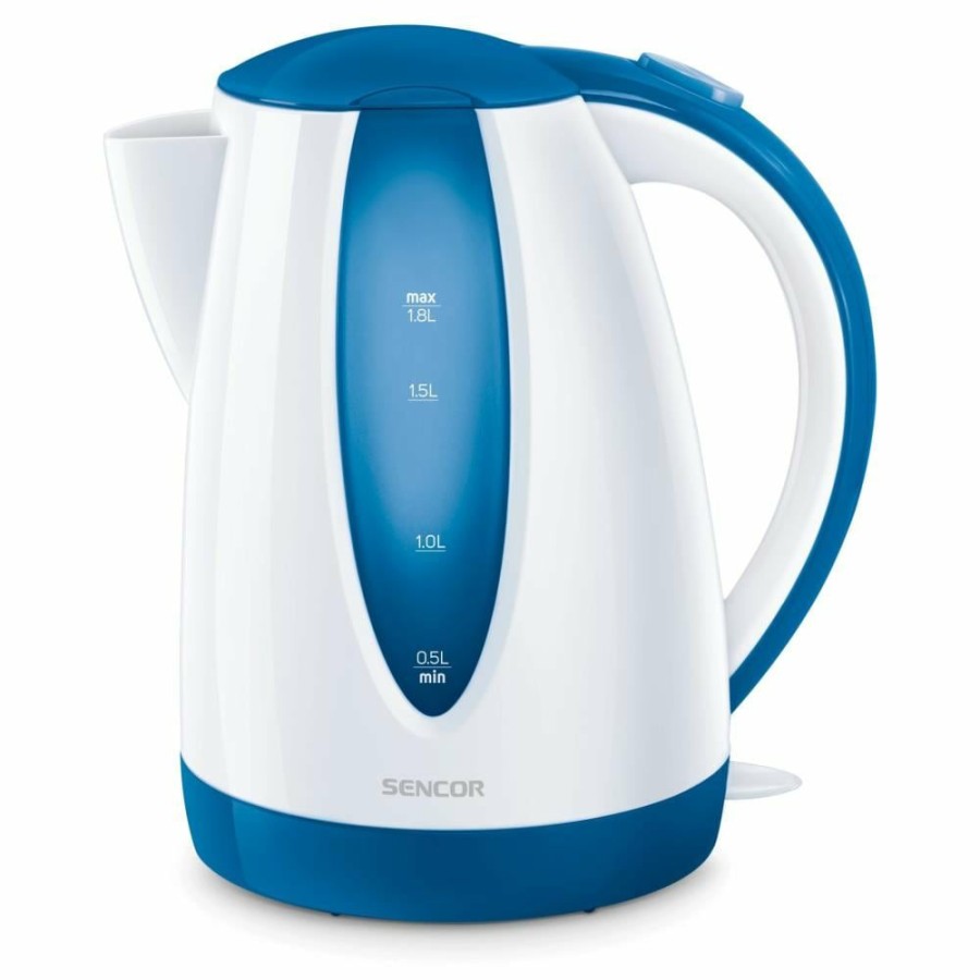 Espresso, Tea & Coffee Machines * | Sencor Espresso, Tea & Coffee Machines Blue 7-Cup Cordless Manual Electric Kettle