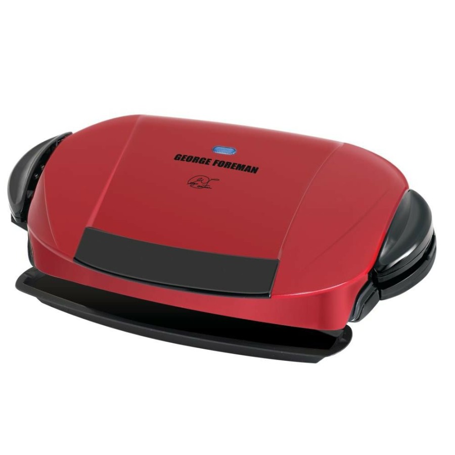 Indoor Grills, Skillets & Waffle Makers * | George Foreman Indoor Grills, Skillets & Waffle Makers 12.28-In L X 5.98-In W Non-Stick Residential