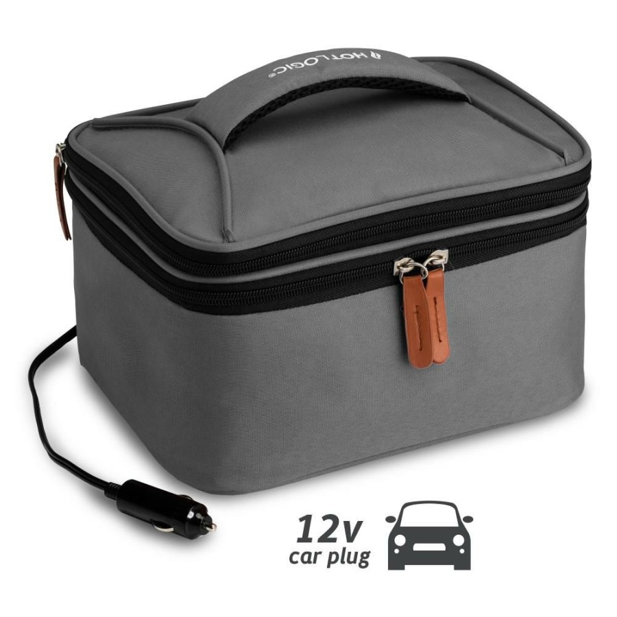 Cookers & Steamers * | Hotlogic Cookers & Steamers 1.5-Quart Gray Rectangle Slow Cooker