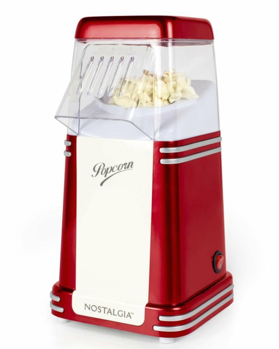 Specialty Appliances * | Nostalgia Specialty Appliances 0.25-Cup Hot Air Table-Top Popcorn Maker