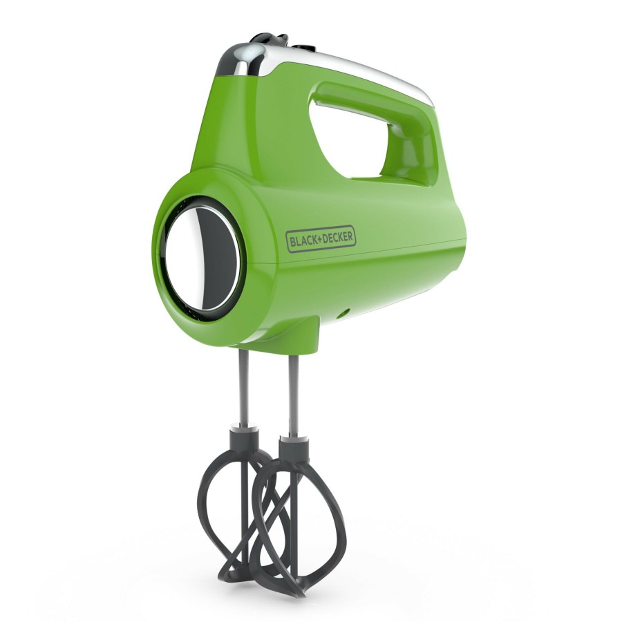 Mixers * | Black+Decker Mixers Helix Performance Mixer 60-In Cord 5-Speed Lime Green Hand Mixer