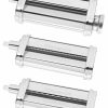 Mixers * | Kitchenaid Mixers Residential Stainless Steel Pasta Roller Attachment