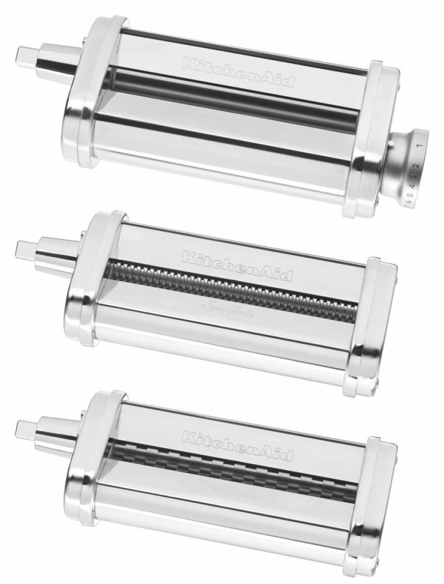 Mixers * | Kitchenaid Mixers Residential Stainless Steel Pasta Roller Attachment