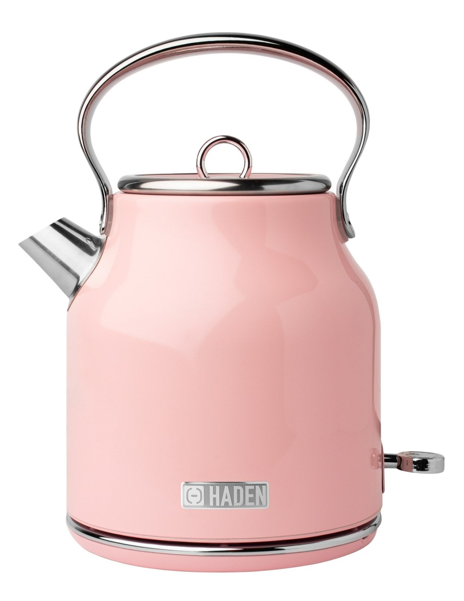 Espresso, Tea & Coffee Machines * | Haden Espresso, Tea & Coffee Machines Heritage 1.7 Liter (7 Cup) Stainless Steel Electric Kettle With Auto Shut-Off And Boil-Dry Protection -75043