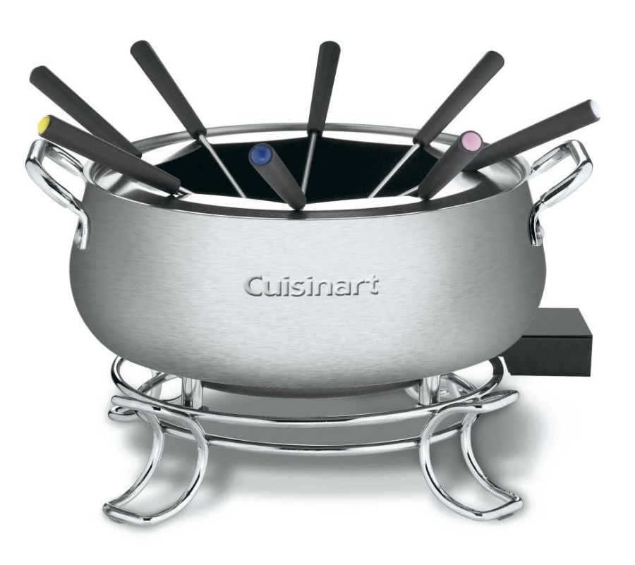 Specialty Appliances * | Cuisinart Specialty Appliances 96 Oz. Stainless Steel Fondue Pot