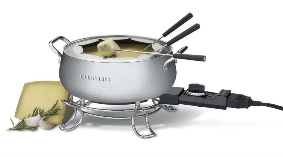 Specialty Appliances * | Cuisinart Specialty Appliances 96 Oz. Stainless Steel Fondue Pot