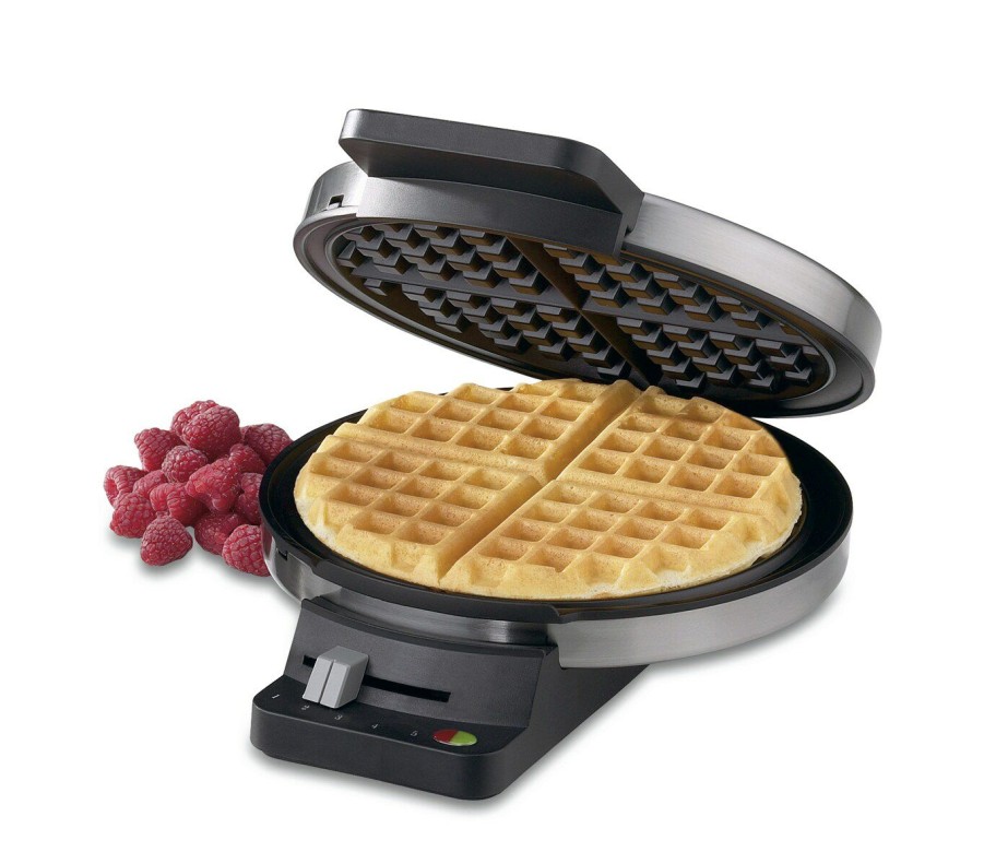 Indoor Grills, Skillets & Waffle Makers * | Cuisinart Indoor Grills, Skillets & Waffle Makers Round Waffle Maker