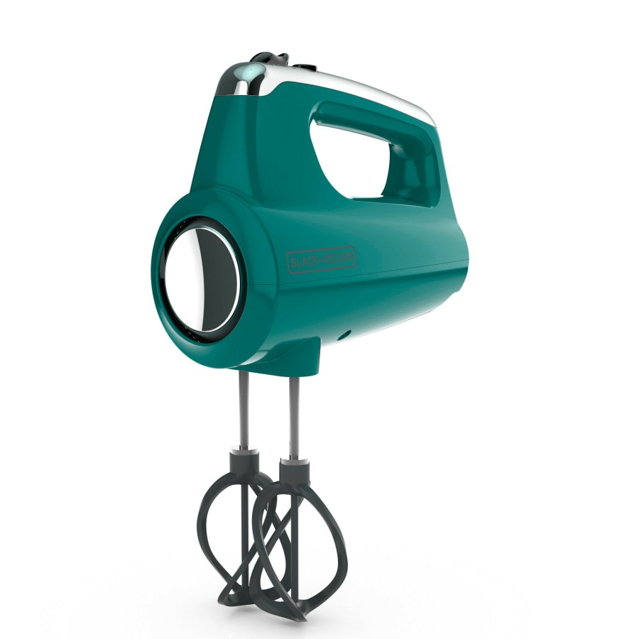 Mixers * | Black+Decker Mixers Helix Performance Mixer 60-In Cord 5-Speed Teal Hand Mixer