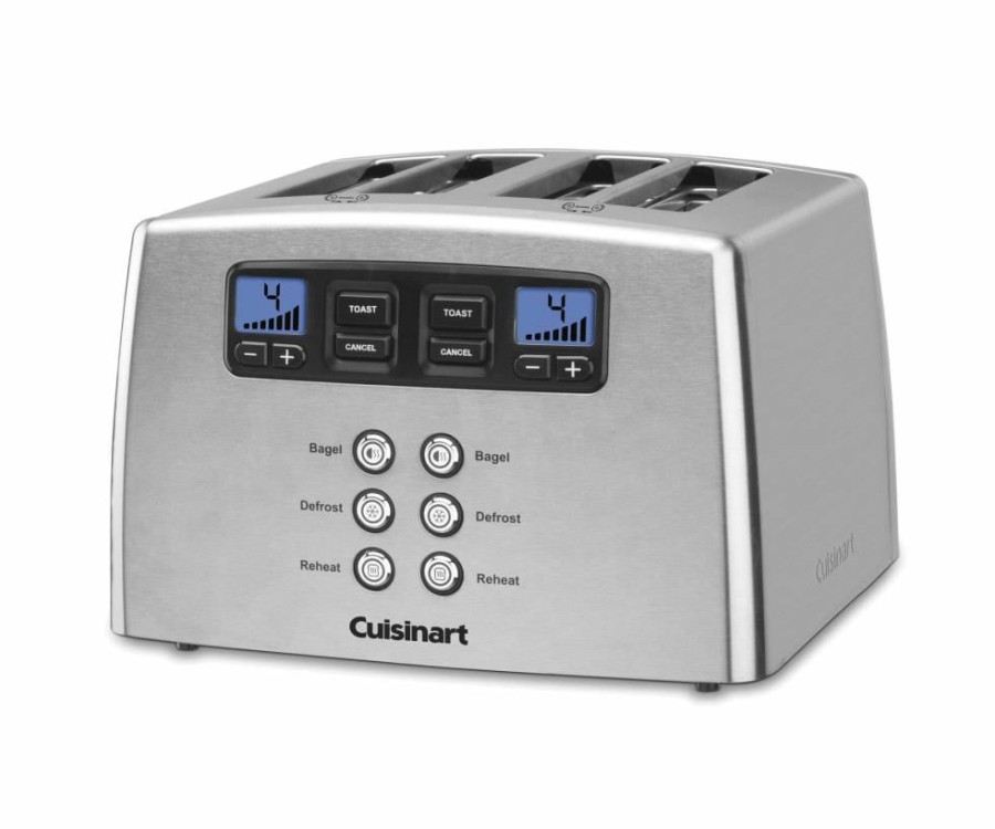 Toasters & Toaster Ovens * | Cuisinart Toasters & Toaster Ovens 4-Slice Stainless Steel 850-Watt Toaster