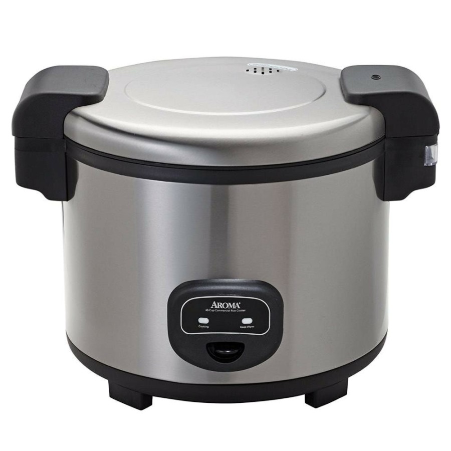 Cookers & Steamers * | Aroma Cookers & Steamers 60-Cup Commercial/Residential Rice Cooker