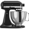 Mixers * | Kitchenaid Mixers 5-Quart 10-Speed Black Residential Stand Mixer