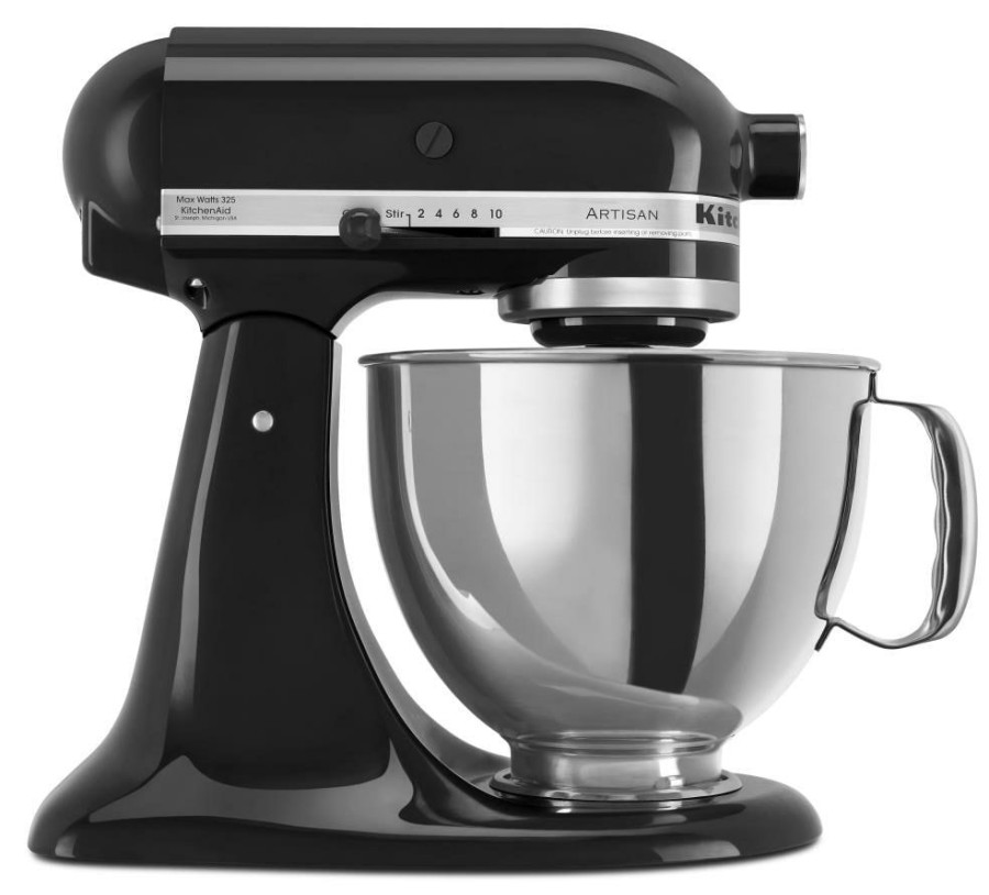 Mixers * | Kitchenaid Mixers 5-Quart 10-Speed Black Residential Stand Mixer