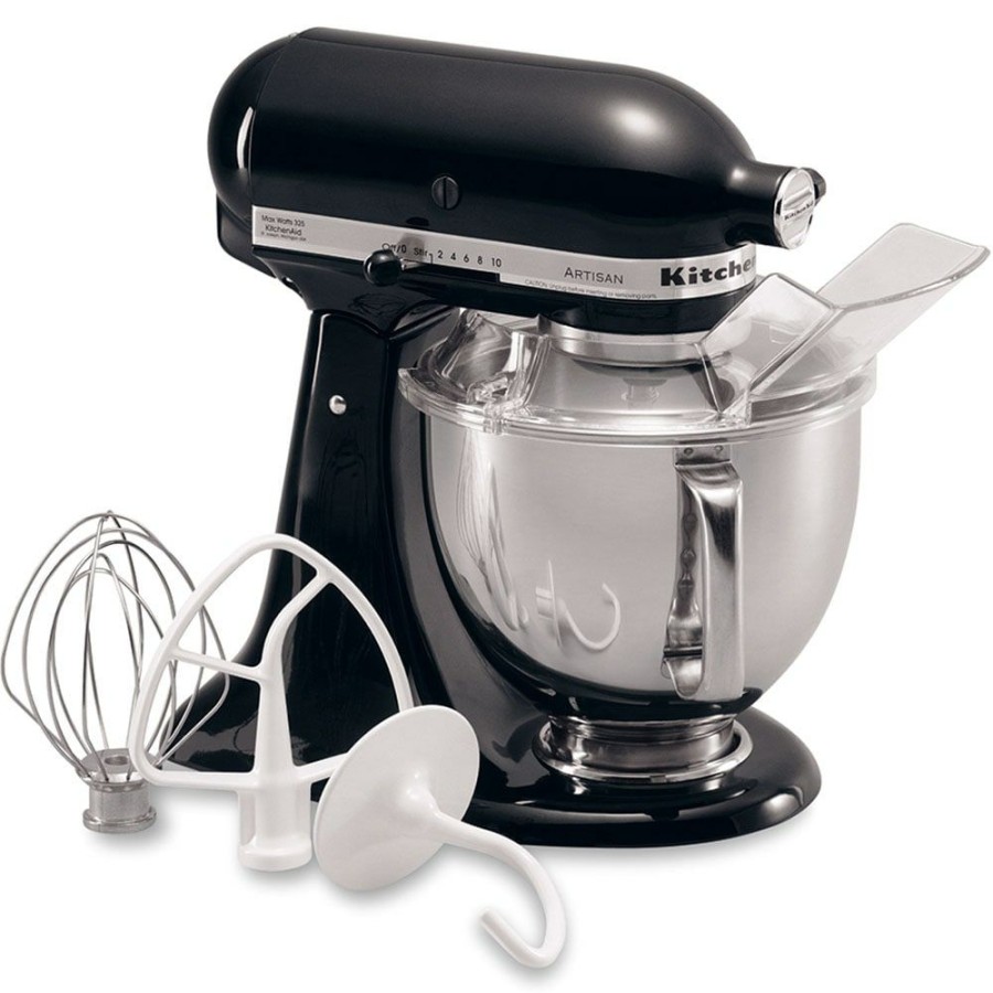 Mixers * | Kitchenaid Mixers 5-Quart 10-Speed Black Residential Stand Mixer