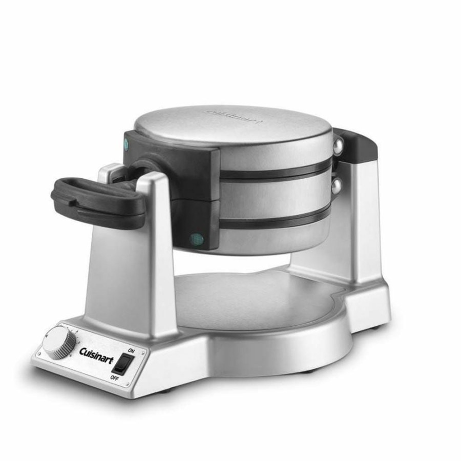 Indoor Grills, Skillets & Waffle Makers * | Cuisinart Indoor Grills, Skillets & Waffle Makers Round Flippable Belgian Waffle Maker