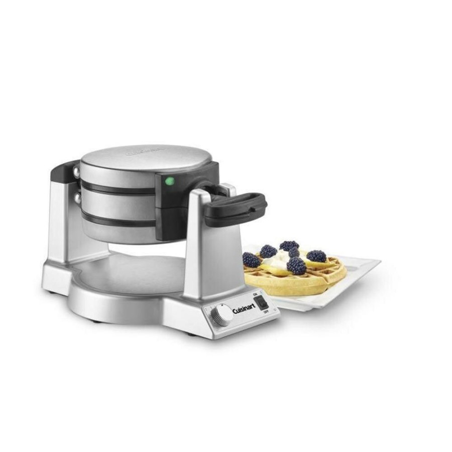 Indoor Grills, Skillets & Waffle Makers * | Cuisinart Indoor Grills, Skillets & Waffle Makers Round Flippable Belgian Waffle Maker