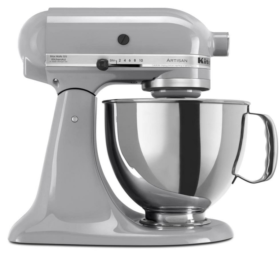 Mixers * | Kitchenaid Mixers Artisan Artisan Series 5-Quart 10-Speed Metallic Chrome Residential Stand Mixer