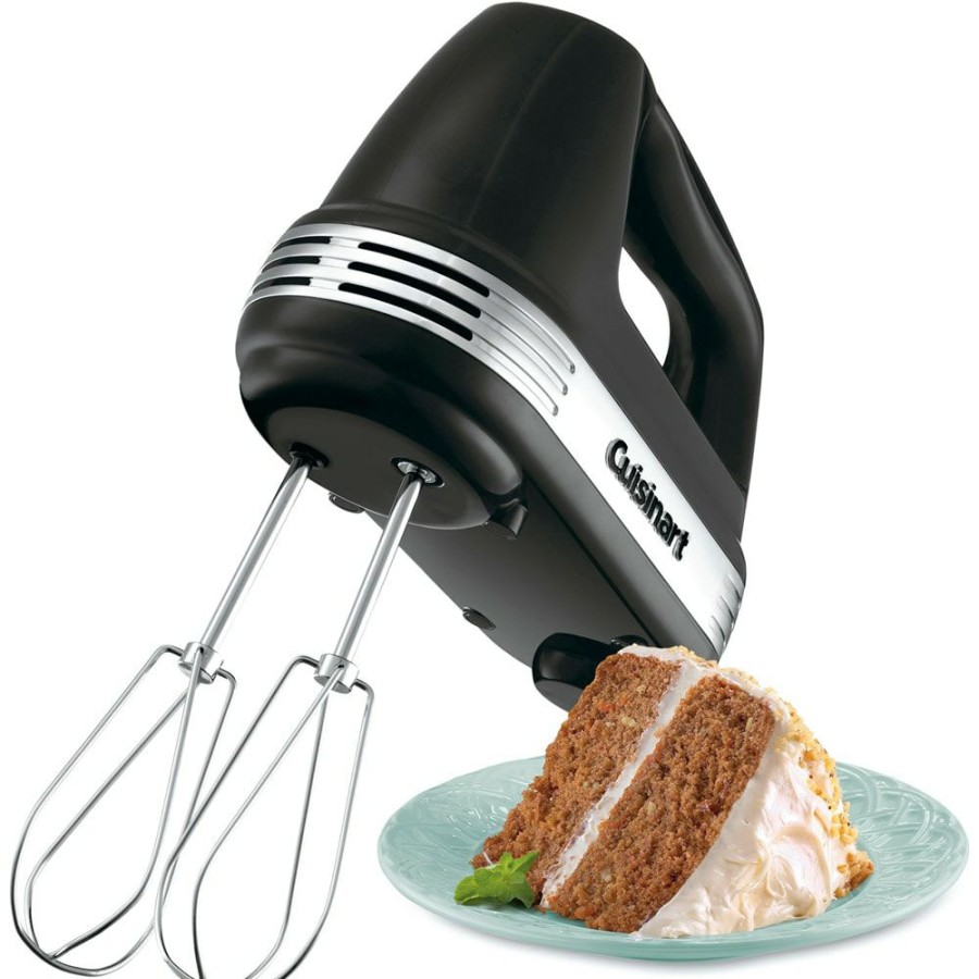 Mixers * | Cuisinart Mixers Power Advantage 35-In Cord 5-Speed Black Hand Mixer