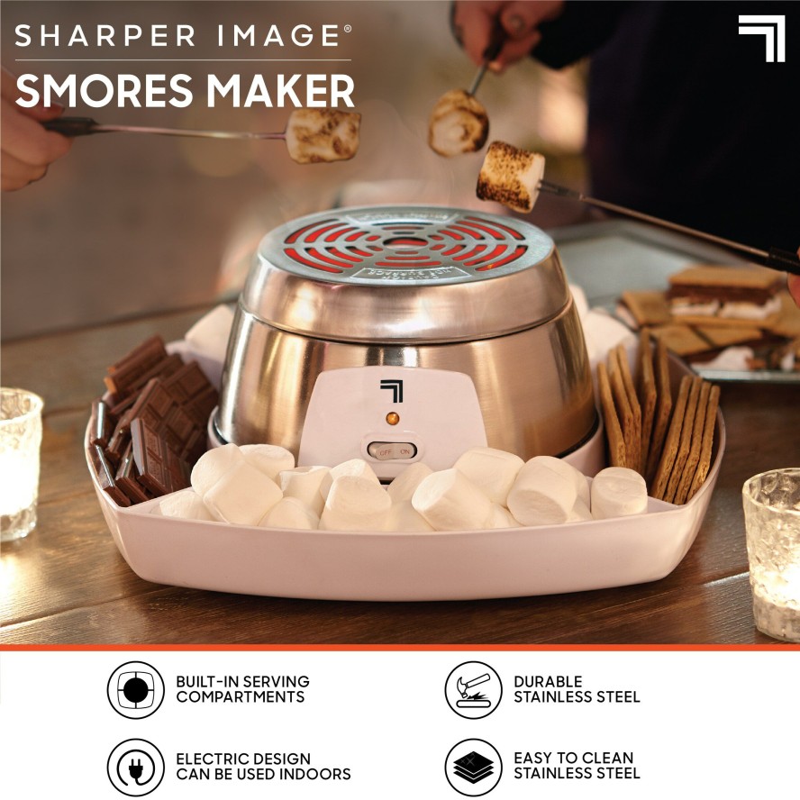 Specialty Appliances * | Sharper Image Specialty Appliances Electric Tabletop S'Mores Maker