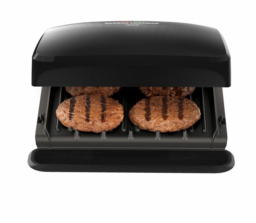 Indoor Grills, Skillets & Waffle Makers * | George Foreman Indoor Grills, Skillets & Waffle Makers 9.2-In L X 6.69-In W Non-Stick Residential