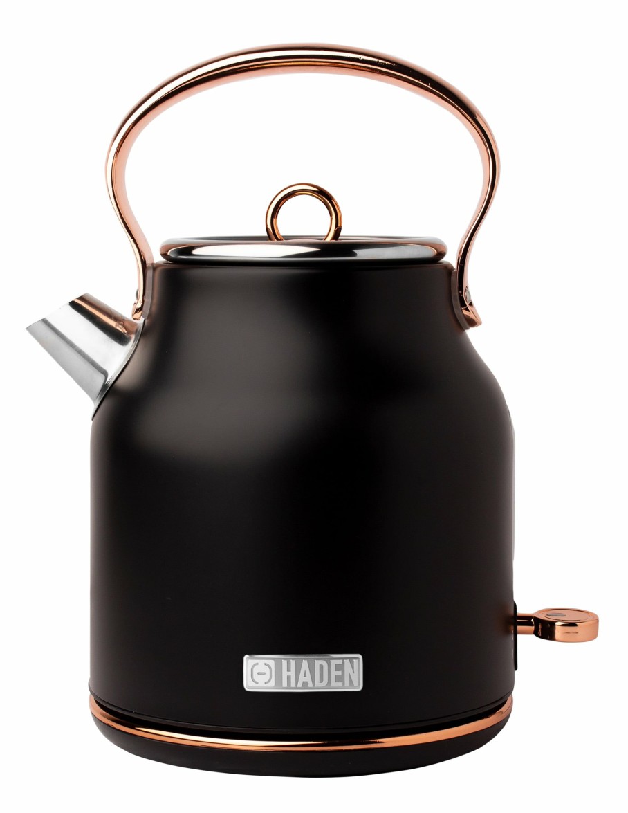 Espresso, Tea & Coffee Machines * | Haden Espresso, Tea & Coffee Machines Heritage 1.7 Liter (7 Cup) Stainless Steel Electric Kettle With Auto Shut-Off And Boil-Dry Protection 75041