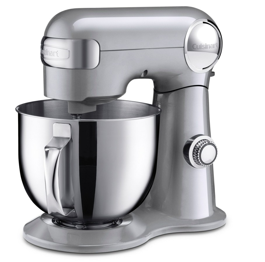 Mixers * | Cuisinart Mixers 5.5-Quart 12-Speed Brushed Chrome Residential Stand Mixer