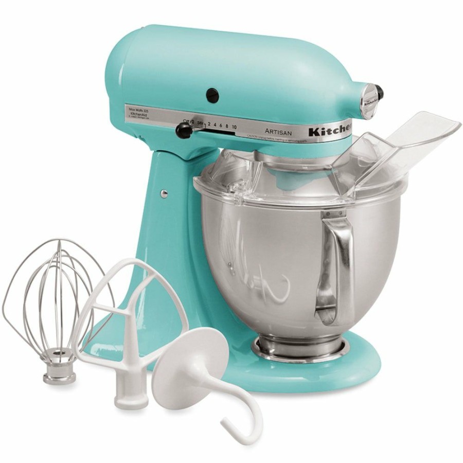 Mixers * | Kitchenaid Mixers 5-Quart 10-Speed Aqua Sky Residential Stand Mixer