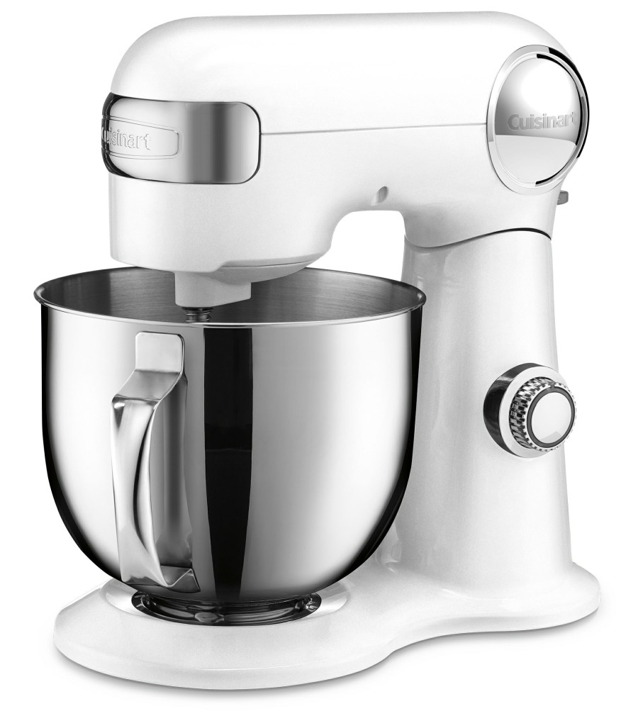 Mixers * | Cuisinart Mixers 5.5-Quart 12-Speed White Residential Stand Mixer