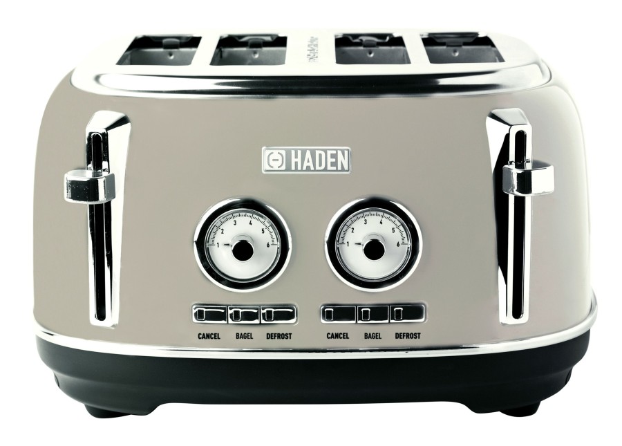 Toasters & Toaster Ovens * | Haden Toasters & Toaster Ovens Dorset 4-Slice Toaster With Browning Control, Cancel, Reheat And Defrost Settings 75039