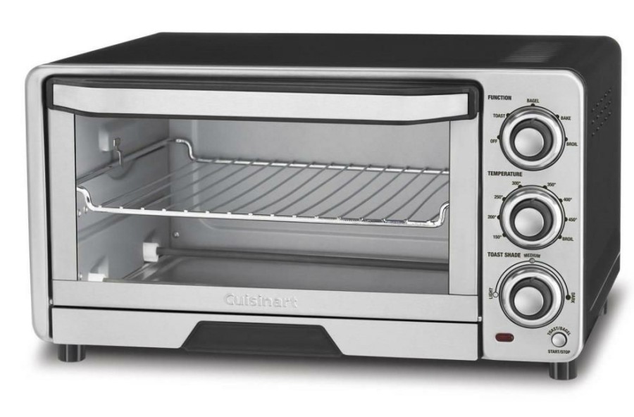 Toasters & Toaster Ovens * | Cuisinart Toasters & Toaster Ovens 4-Slice Stainless Steel Toaster Oven (1800-Watt)