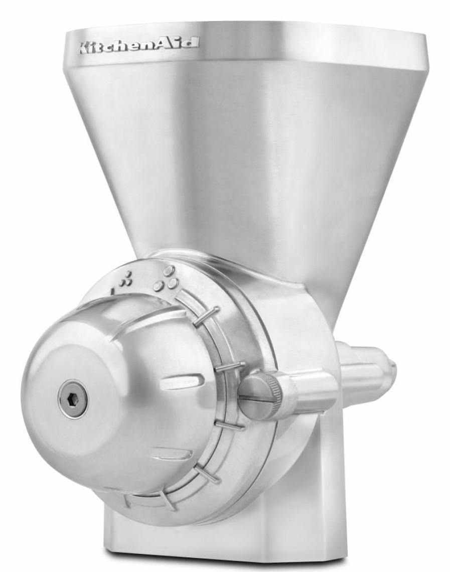 Mixers * | Kitchenaid Mixers Residential Stainless Steel Grain Mill Attachment