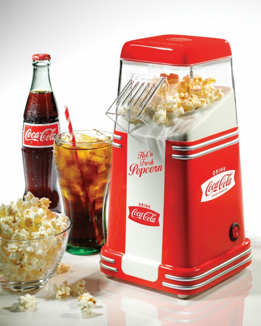 Specialty Appliances * | Nostalgia Specialty Appliances 0.25-Cup Hot Air Table-Top Popcorn Maker