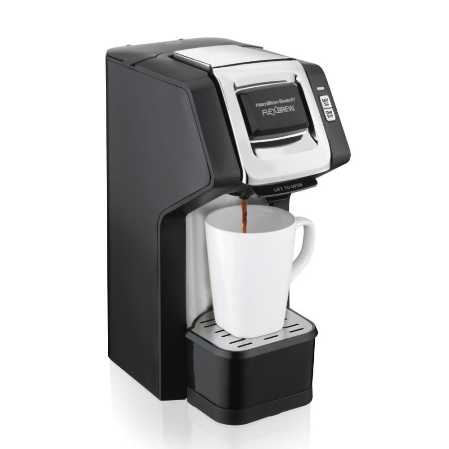 Espresso, Tea & Coffee Machines * | Hamilton Beach Espresso, Tea & Coffee Machines Hamilton Beach Flexbrew Single-Serve Plus Coffee Maker