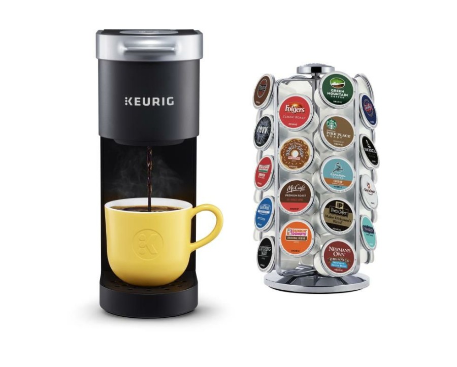 Espresso, Tea & Coffee Machines * | Keurig Espresso, Tea & Coffee Machines K-Mini Plus Black Single-Serve Coffee Maker