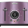 Toasters & Toaster Ovens * | Sencor Toasters & Toaster Ovens 4-Slice Purple 1600-Watt Toaster