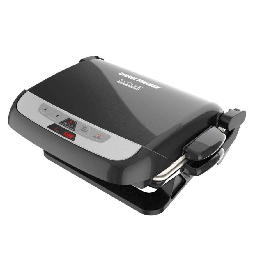 Indoor Grills, Skillets & Waffle Makers * | George Foreman Indoor Grills, Skillets & Waffle Makers 11.42-In L X 7.6-In W Non-Stick Residential