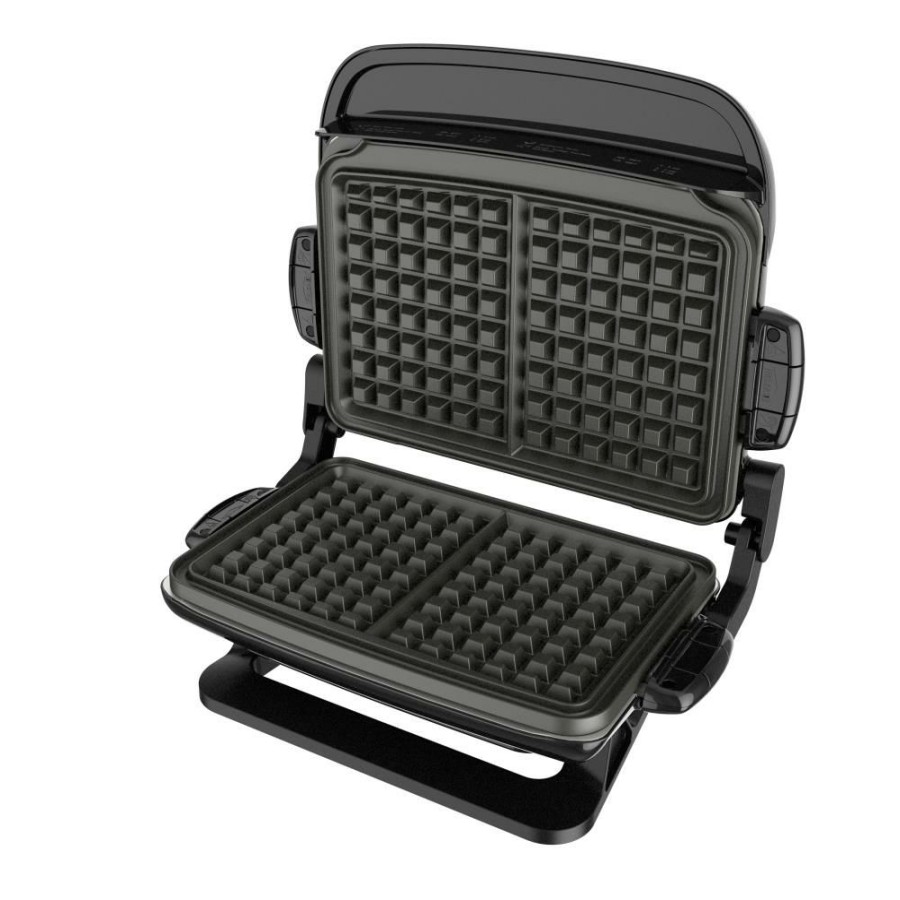 Indoor Grills, Skillets & Waffle Makers * | George Foreman Indoor Grills, Skillets & Waffle Makers 11.42-In L X 7.6-In W Non-Stick Residential