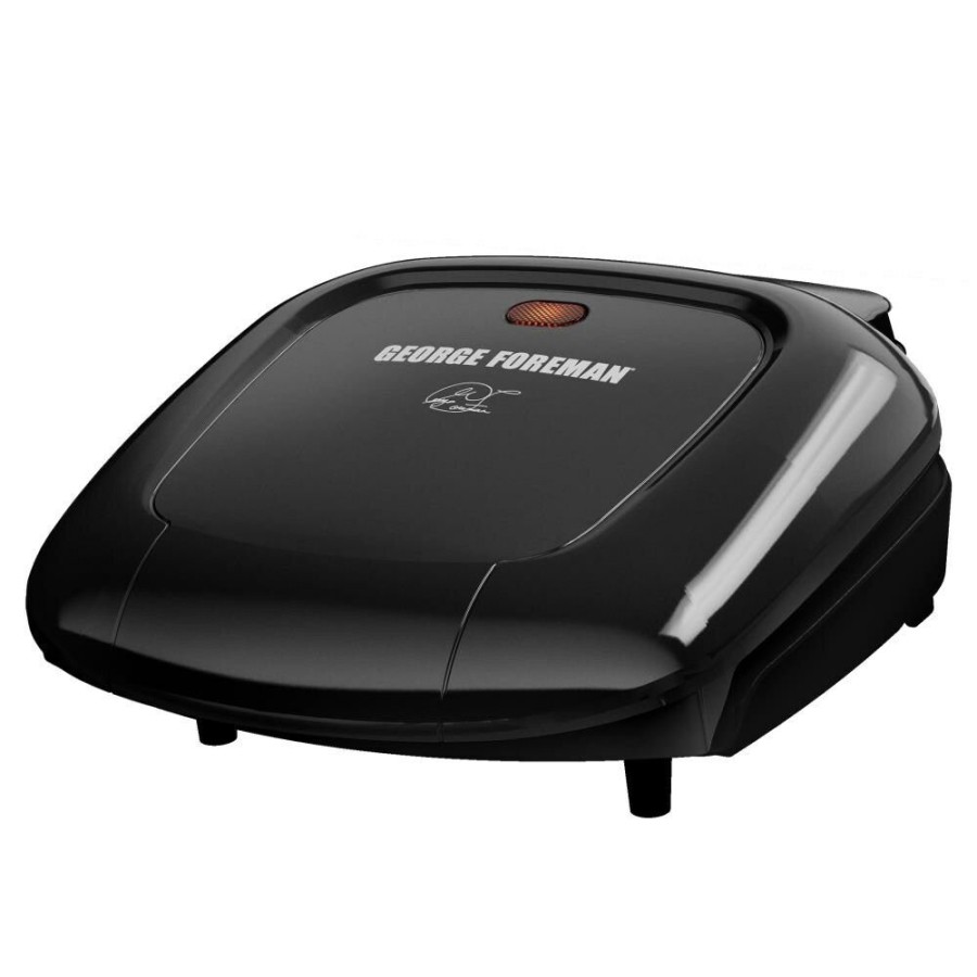 Indoor Grills, Skillets & Waffle Makers * | George Foreman Indoor Grills, Skillets & Waffle Makers 7.36-In L X 5.67-In W Non-Stick Residential